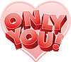 Gif animé coeur olny you